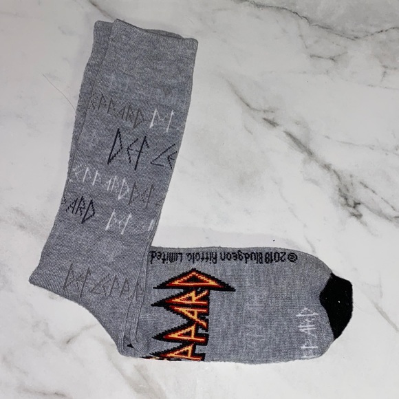 def leppard Accessories Def Leppard Knee High Socks Poshmark